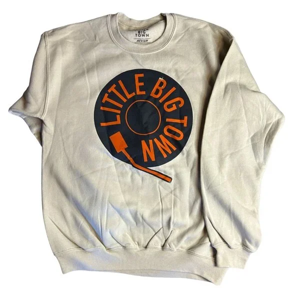 Little Big Town Canada Tour Cream Sweatshirt Medium - Picture 8 of 9